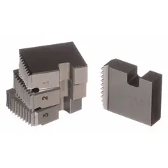 2-inch, right-hand, NPT pipe die made of stainless steel. Designed for cutting threads on stainless steel pipe using Ridgid handheld heads. Suitable for plumbing, HVAC, and industrial piping applications.