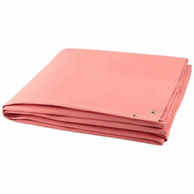 STEINER Welding Blanket: Acrylic-Coated Fiberglass, 6 ft Wd, 6 ft Lg, Pink - Light-Duty Acrylic-Coated Fiberglass Welding Blankets