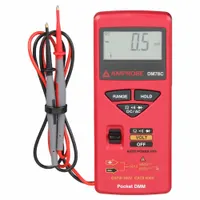 AMPROBE Digital Multimeter: Avg, CAT III 300V, 600 V Max AC Volt Measurement, Compact Multimeter (MPN DM78C)