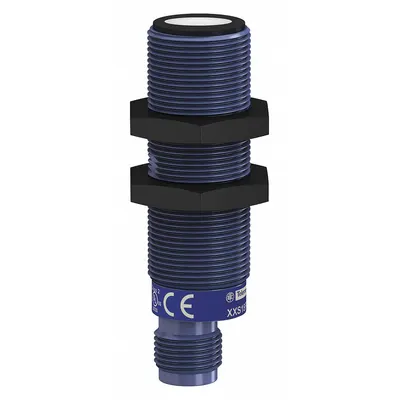 TELEMECANIQUE SENSORS XXS18P1PM12 Cylindrical Ultrasonic Sensor - Cylindrical Sensors with Built-in Connectors