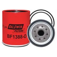BALDWIN FILTERS Fuel Filter: Spin-On, 4 1/4 in Outside Dia, 1"-14 Thread Size, Cellulose, BF1388-O