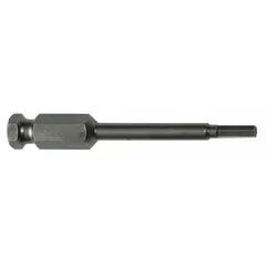 Metric hex impact bit with 8 mm hex head and standard length of 3 1/2 inches. Sold in a 5-pack. Suitable for driving fasteners with impact drivers in general fastening applications.