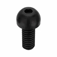 Socket Head Cap Screw: 1/4"-20 Thread Size, 5/8 in Lg, Button, Black Oxide, Alloy Steel, 100 PK (MPN 25C62KBC)