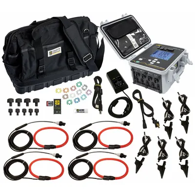 AEMC INSTRUMENTS Power Energy Logger: For Single/Split/Three Phase, CAT IV 1000V - Power Analyzers