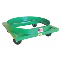APPROVED VENDOR Drum Dolly: 2,500 lb Load Capacity, For 55 gal Container Capacity, (4) Swivel, Steel (MPN AI-424-MC)
