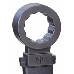 Interchangeable torque wrench head with 12-point box end design. Size 23/32 in. For use with compatible torque wrench handles in assembly and maintenance applications.