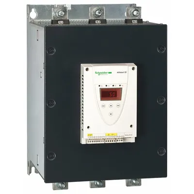 SCHNEIDER Soft Start: 230-440V AC, 590 A Output Current, With Bypass, IP00, 60/50 Hz - Schneider Altistart ATS 22