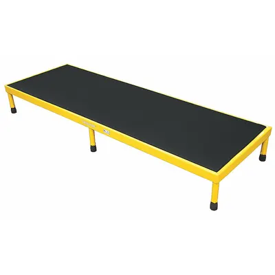 COTTERMAN Work Platform: 14 in Platform Ht - Max, 24 in Platform Wd, 72 in Platform Dp - Cushioned Adjustable-Height Single-Step Platforms