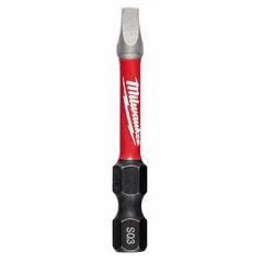This #3 impact bit features a hex shank and standard tip style, with a 2-inch overall length. Made from alloy steel, it is designed for use with impact drivers in high-torque fastening applications common in construction and assembly tasks.