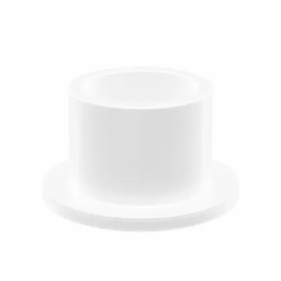 OILITE Flanged Sleeve Bearing: PTFE, 1/2 in Bore, 5/8 in OD, 1/2 in Overall Lg - Chemical- & Heat-Resistant Plastic Flanged Sleeve Bearings