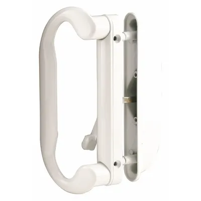 PRIME-LINE C 1277 Sliding Door Lock, Recessed Handle, 7 5/16 in H x 1 3/4 in W - Recessed Handles for Sliding Doors