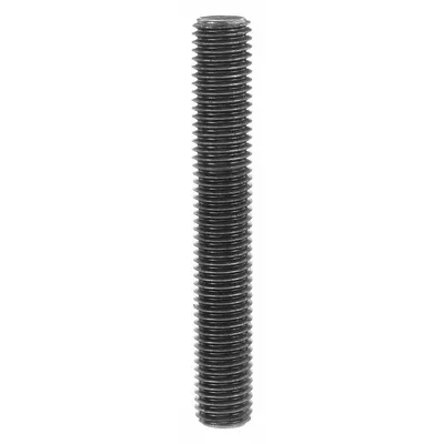 OEM Steel Grade B7 Fully-Threaded Stud, 1/2"-13, Plain, 100-Pack - Fully-Threaded Rods & Studs with Nuts
