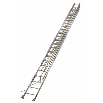 LOUISVILLE LADDER AE1660 60 ft Aluminum Extension Ladder, 250 lb Capacity - Lightweight Aluminum Extension Ladders