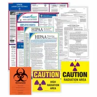 COMPLYRIGHT Labor Law Poster: ND, English, Plastic, 36 3/8 in x 25 3/8 in, 1 Posters Included (MPN E50NDHLTH)