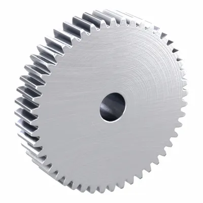 KHK GEARS Spur Gear: Module m 1.5, 48 Teeth, 12 mm Bore Dia, Stainless Steel, 20° Pressure Angle - Metric Spur Gears with Standard Hub