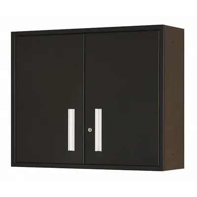 GREENE MANUFACTURING, INC. Wall Cabinet: 36 in x 12 in x 30 in, Solid, 3 Adj Shelves - Industrial Metal Wall-Mount Shelf Cabinets