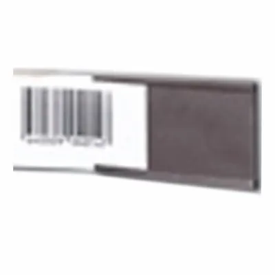 AIGNER INDEX Label Holder: 4 in x 2 1/8 in, Black, Slide-In, 25 Label Holders, Magnetic - Self-Adhesive Label Holders