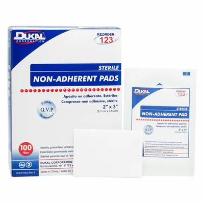 OEM Non-Adherent Pad: 3 in Dressing Lg - Non-Adherent Pads