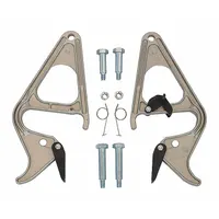 LOUISVILLE Rung Lock: Fits Louisville Ladder Brand, 1 PR (MPN PK100D)