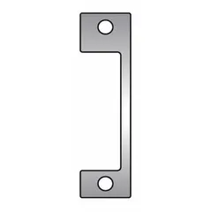 Electric strike faceplate with a height of 4 7/8 inches. Compatible with HES Series 1006 electric strikes. Used as a replacement or upgrade component in access control systems for commercial and industrial door hardware.