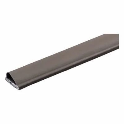 LORIENT Fire and Smoke Seal: Bulb, Self-Adhesive Mounting, Std, Elastomeric/Graphite/PVC - Fire & Smoke Perimeter Door Seals & Gaskets