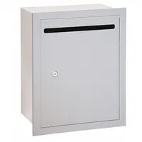 Letter Box: 1 Doors, 19 in H x 15 in W x 6 3/4 in D, Recessed Mounting, Powder Coated (MPN 2245AP)