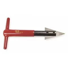 This steel extraction tool is designed for removing damaged helical inserts from threaded holes. Compatible with M2 to M4 internal and external right-hand threads, it works with 18-8 stainless steel inserts. The tool has a 5-inch overall length and is suitable for inch/metric applications.