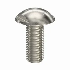 M12x1.75 thread size machine screw, 30 mm length, with a truss head and spanner drive. Made from plain 316 stainless steel. Width across flats is 19 mm. Suitable for use in environments requiring corrosion resistance and easy cleaning.