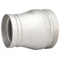 Metal Pipe Straight: 304 Stainless Steel, 2 in x 1 in, 3 3/4 in Lg (MPN 1330008635)
