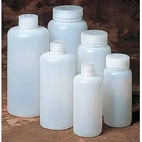 APPROVED VENDOR Sampling Bottle: HDPE, 250 mL, 8.45 fl oz, Closure Included, Natural, 43-415 mm (MPN 3UEG7)