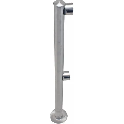 TENSABARRIER Rigid Barrier End Post: Rigid Barrier End Post, 36 in Overall Ht - End Posts for Modular Rigid Barriers