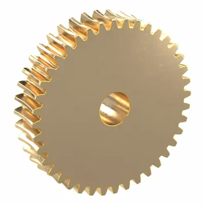 KHK GEARS Worm Wheel: Reduction Ratio 40, Module m 1.5, Right Hand, 20° Pressure Angle - Metric Worm Wheels