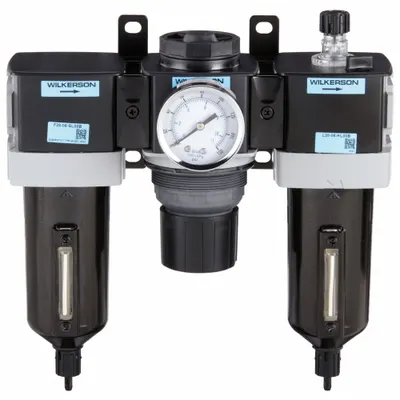 WILKERSON Filter/Regulator/Lubricator: 3/4 in NPT, 110 cfm, 250 psi Max Op Pressure - Wilkerson Filter, Regulator & Lubricators (FRLs)