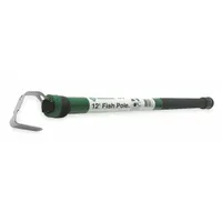 GREENLEE Telescoping Fish Stick: Clip, 1 1/4 in Rod Dia, 26 in to 12 ft, Single Hook End, 12 ft (MPN FP12)