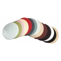 ABILITY ONE Burnishing Pad: White, 19 in Dia, Natural Hair/Synthetic Fiber, Round, 5 PK (MPN 7910-01-513-5259)