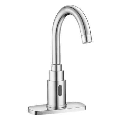 SLOAN Bathroom Sensor Faucet: SF, Brass, Chrome Finish, Single-Post, Plug-In - Single-Post Sensor Bathroom Faucets