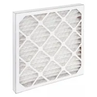 Pleated Air Filter: 20 in x 20 in x 2 in, MERV 8, Antimicrobial