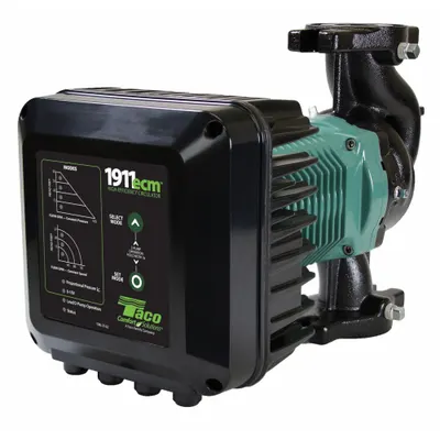 TACO Circulating Pump: 3/5 hp HP, 100/240V AC, Cast Iron, Variable, 105 gpm - General-Purpose Inline Circulator Pumps