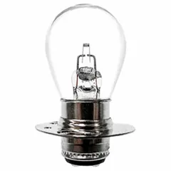 P15d30A Base Lamp, S8 Bulb, 6.5V AC, Double Contact Prefocus (P15d)