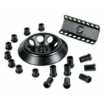 GLOBE SCIENTIFIC Rotor Adapter: Microcentrifuges, Rotor Adapter, 1/4 mL Capacity - Centrifuge Rotor Adapters