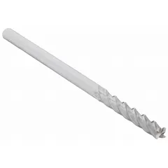 This carbide square end mill features 4 flutes for efficient chip evacuation and a smooth finish. With a 3/16" mill diameter, 1-1/8" length of cut, and 3" overall length, it is suited for general-purpose milling operations such as slotting, profiling, and contouring in steel, stainless steel, and cast iron.