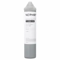NEPHROS Quick-Connect Water Filter: 1 micron, 1 gpm, 6,000 gal, 10 in Overall Ht, 3 in Overall Dia (MPN 70-14060-E20)