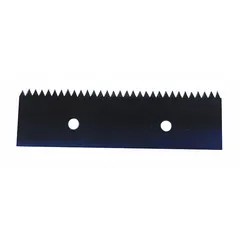 Steel replacement blade for kraft tape dispensers. Compatible with models 52WX73 and T5000-08-20. Used in packaging and shipping operations to cut tape.