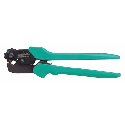 PANDUIT Crimper: 10 5/8 in Overall Lg, CT-1700, Auto, Steel, For Uninsulated Terminal Type - Controlled-Cycle Lug & Splice Crimpers