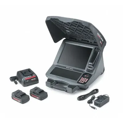 RIDGID Pipe Inspection Monitor: SeeSnake, 2 Batteries, LCD, USB Drive, 1024 x 768 - Ridgid Pipe Inspection Monitors