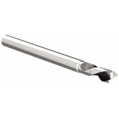 This reduced-neck carbide square end mill is designed for machining aluminum and non-ferrous materials. With a 1/2" mill diameter, 2 flutes, 5/8" length of cut, and 3-1/2" overall length, it is suitable for slotting, profiling, and contouring operations. The uncoated finish provides effective chip evacuation in general milling applications.
