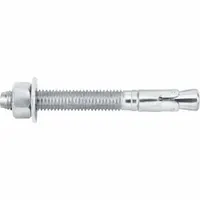 DEWALT Wedge Anchor: 2 3/4 in Overall Lg, 3/8 in Dia, 3/8"-16 Thread Size, 1 3/8 in Thread Lg, 50 PK (MPN 7412SD1USA-PWR)