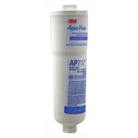 3M AQUA-PURE Inline Water Filter: 5 micron, 0.5 gpm, 8 3/8 in Overall Ht, 2 1/4 in Overall Dia (MPN AP717)