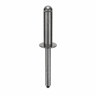 POP AVDEL Blind Rivet,2 5/17" L,0.249" dia,PK100: Inch, 2 19/64 in Overall Lg, 31/32 in Body Lg - Domed-Head Blind Rivets
