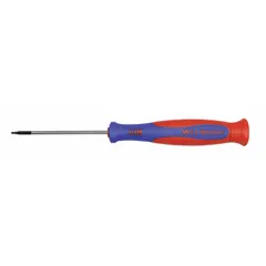 Precision Torx screwdriver with a T5 tip size and an overall length of 6 1/4 inches. Designed for driving Torx fasteners in electronics, small appliances, and precision assembly tasks where standard screwdrivers are too large.